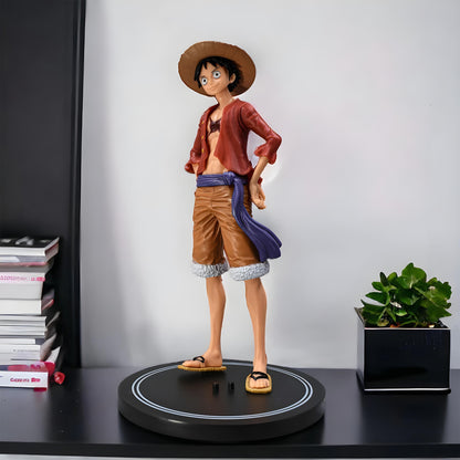 Straw Hat Monkey D. Luffy Action Figure With Stand (20 Cm Height) – One Piece