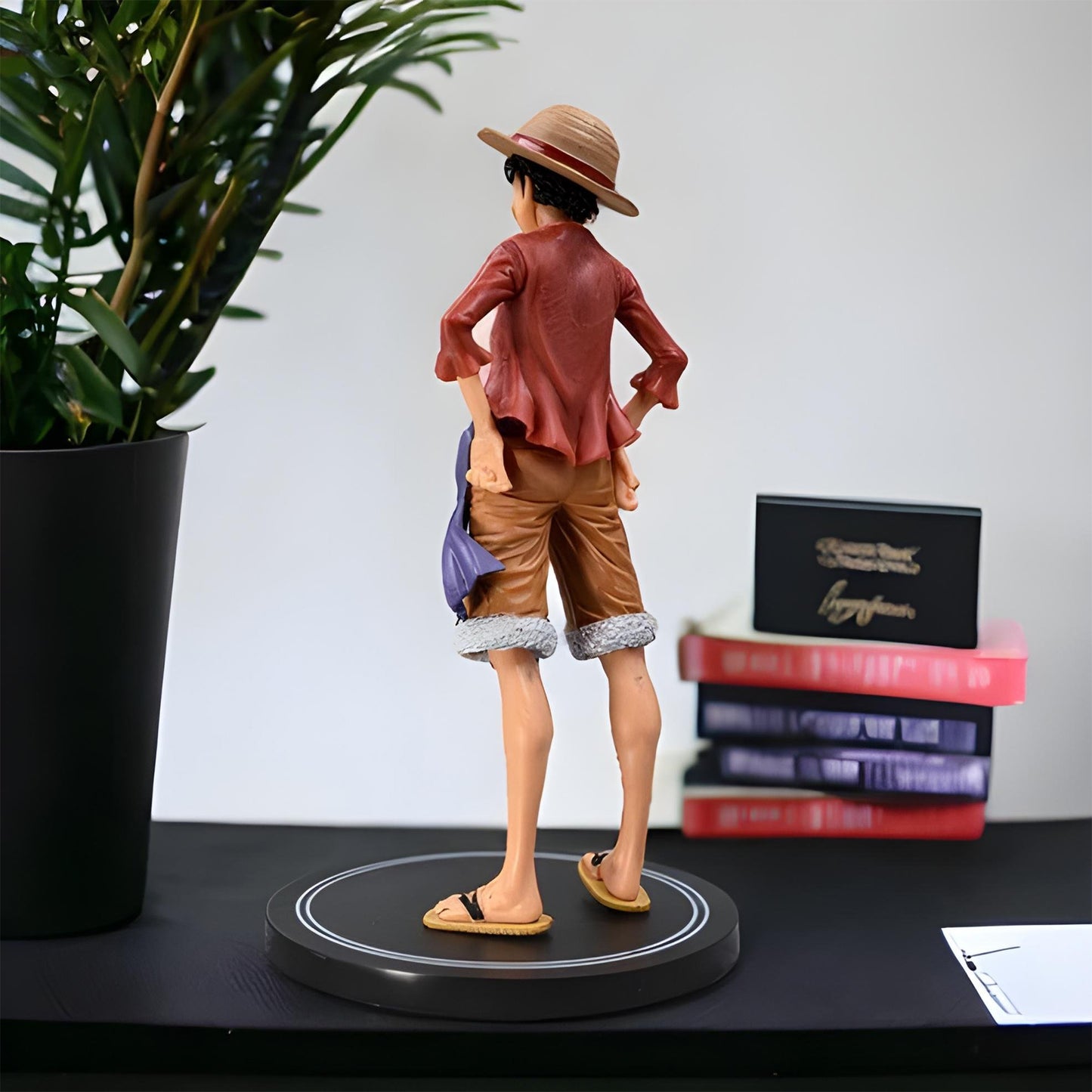 Straw Hat Monkey D. Luffy Action Figure With Stand (20 Cm Height) – One Piece