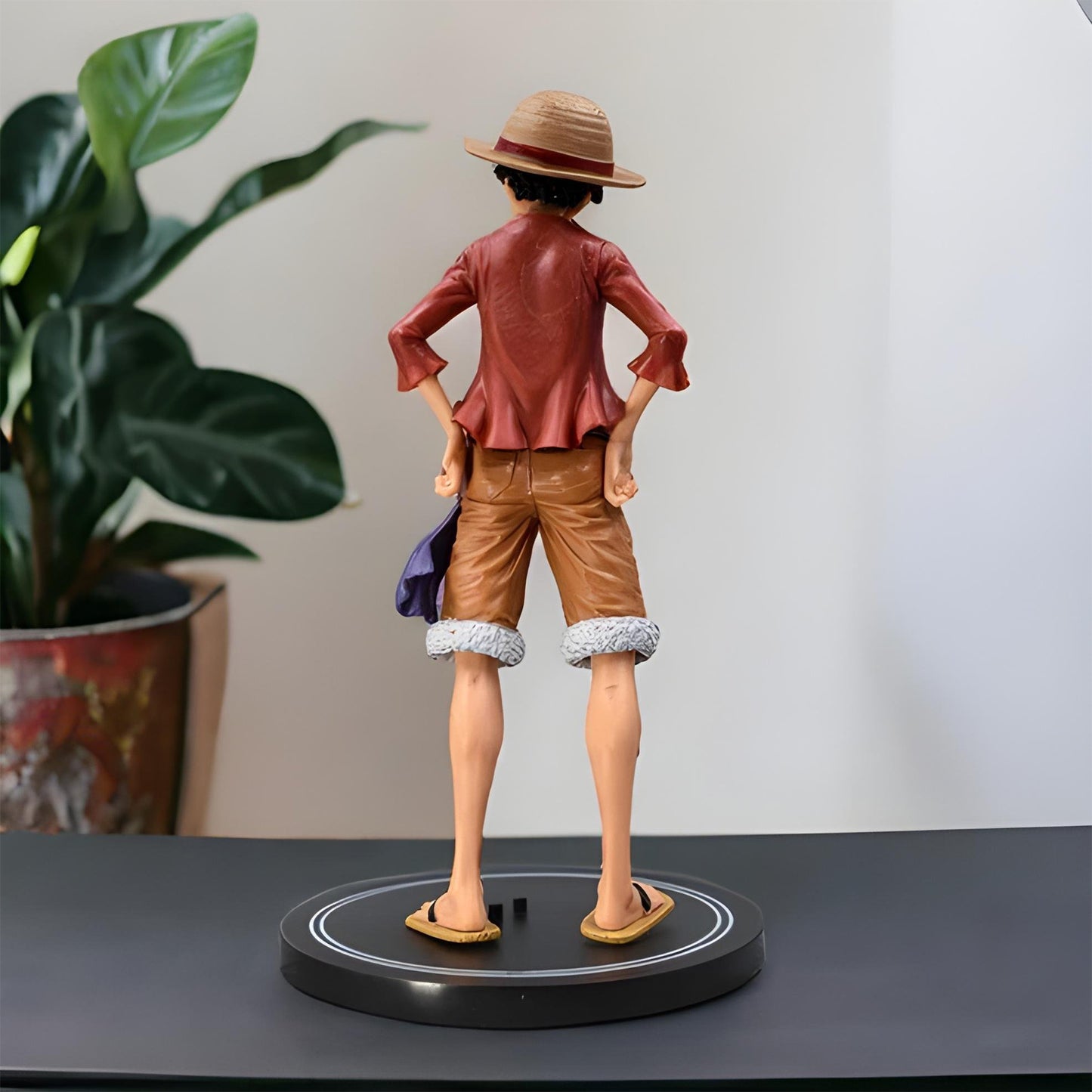 Straw Hat Monkey D. Luffy Action Figure With Stand (20 Cm Height) – One Piece