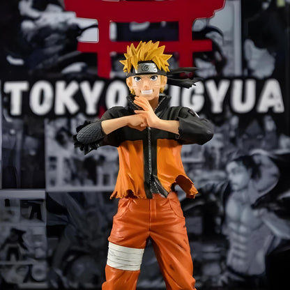 NARUTO SHIPPUDEN FIGURE SHINOBI UZUMAKI NARUTO WITH BOX 22 CM - Naruto