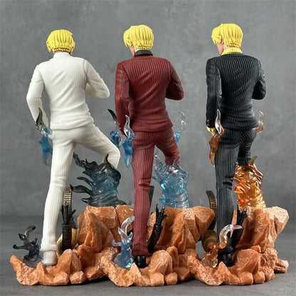 Sanji Triple Suit Collection 24cm Action Figure - One Piece