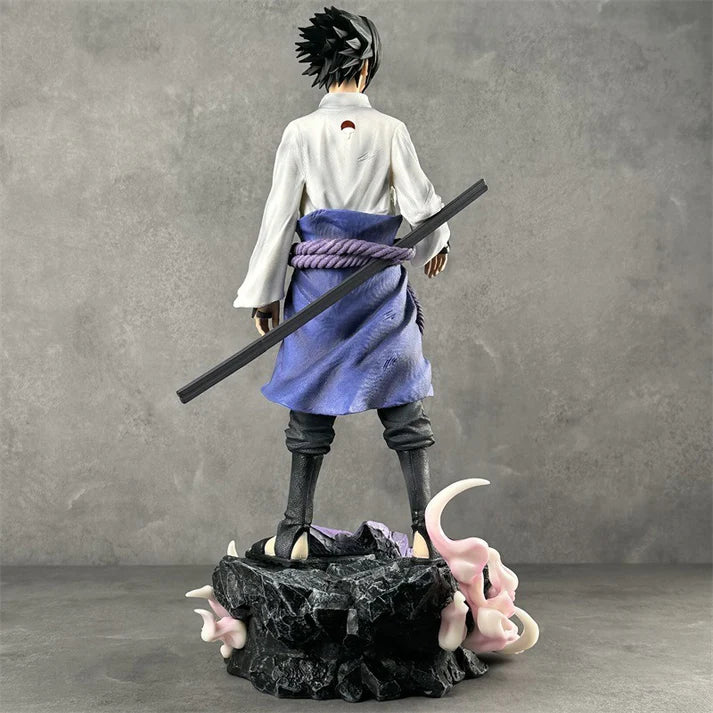 Sasuke Uchiha Standing With Snake Stand 42cm Action Figure - Naruto