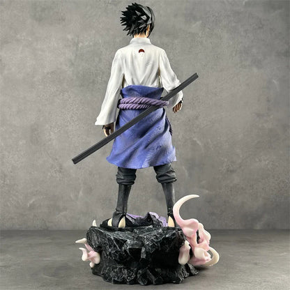 Sasuke Uchiha Standing With Snake Stand 42cm Action Figure - Naruto