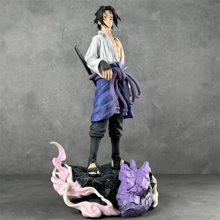 Sasuke Uchiha Standing With Snake Stand 42cm Action Figure - Naruto
