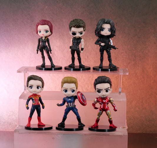 Marvel Avengers Superheroes Set Of 6 Action Figures 10 cm - Marvel