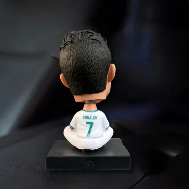 Ronaldo White Cute Bobblehead 12cm