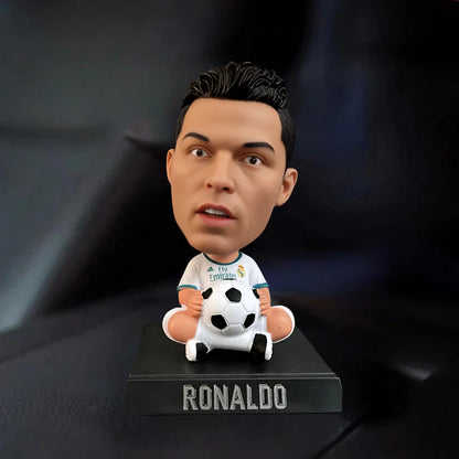 Ronaldo White Cute Bobblehead 12cm