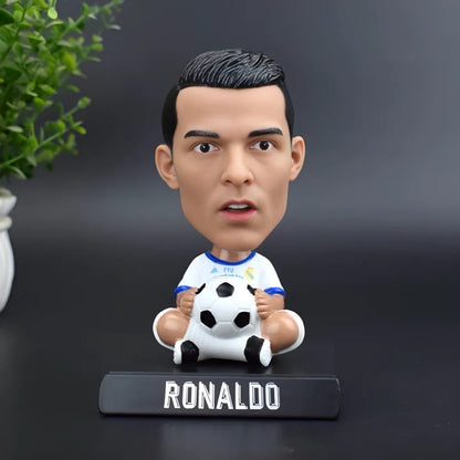 Ronaldo White Cute Bobblehead 12cm