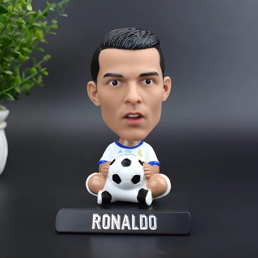 Ronaldo White Cute Bobblehead 12cm