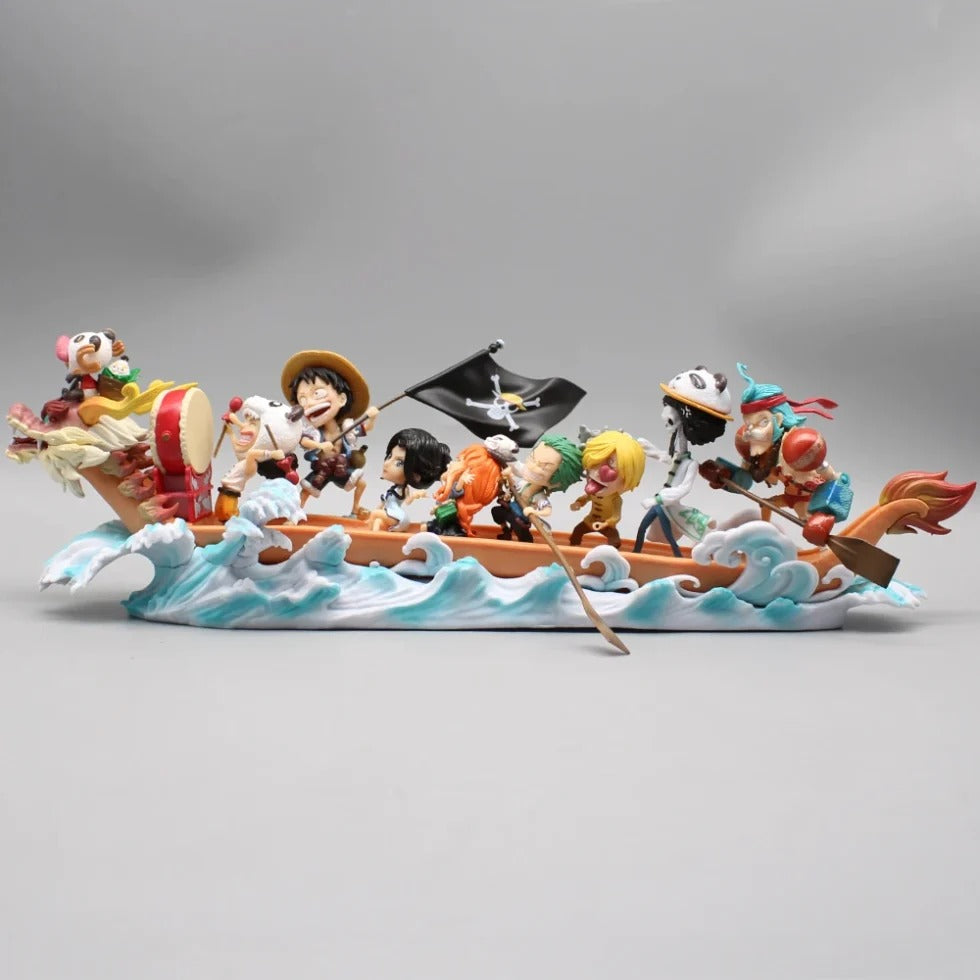 Luffy Zoro Sanji Brook Chopper Nami Robin Franky Usopp Boat Action Figure 35cm – One Piece