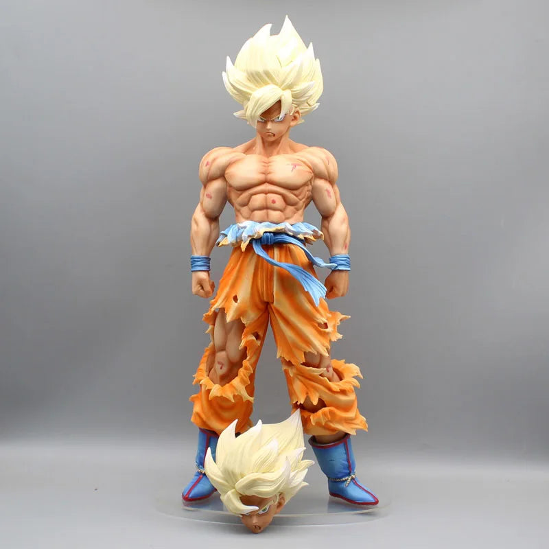 Son Goku Super Saiyan Double Headed 42cm Figure - Dragon Ball