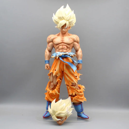 Son Goku Super Saiyan Double Headed 42cm Figure - Dragon Ball