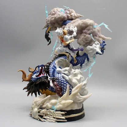 Luffy Gear 5 Nika Vs Kaido 23cm Action Figure - One Piece