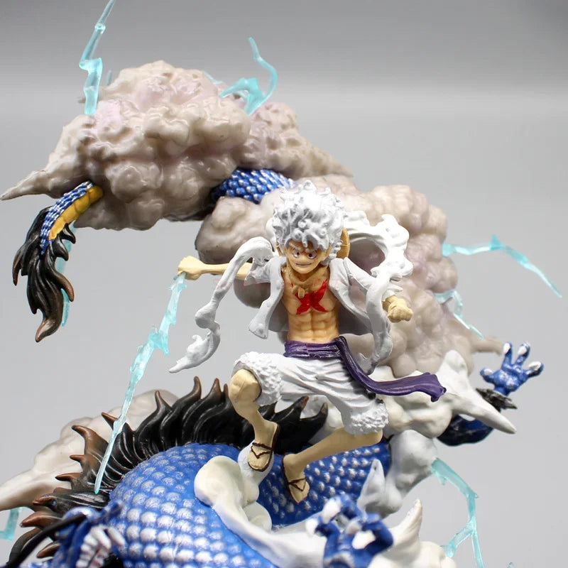 Luffy Gear 5 Nika Vs Kaido 23cm Action Figure - One Piece