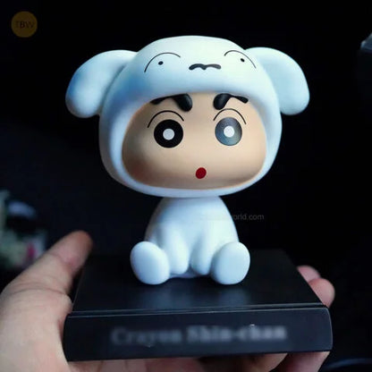 Shinchan Shero Suit Cute Bobblehead 12cm
