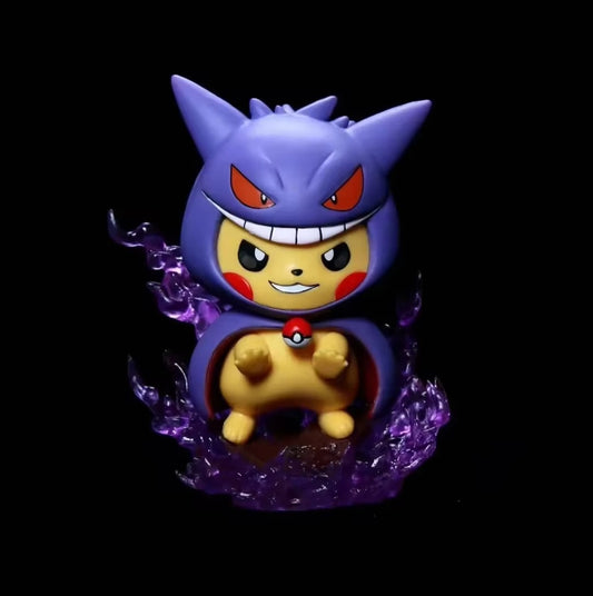 Pikachu Gengar Action Figure Small - Pokemon