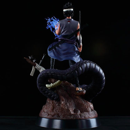 Burning Wind Uchiha Sasuke Double Head 32cm Action Figure