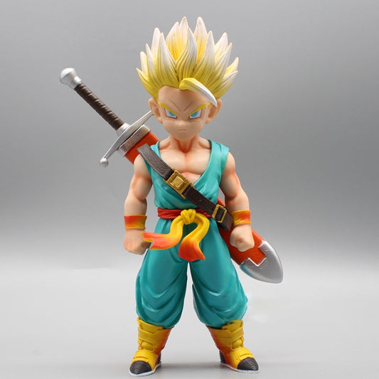 Trunks Dual Head Light Up Yellow Purple Hair 21cm Figure - Dragon Ball Z