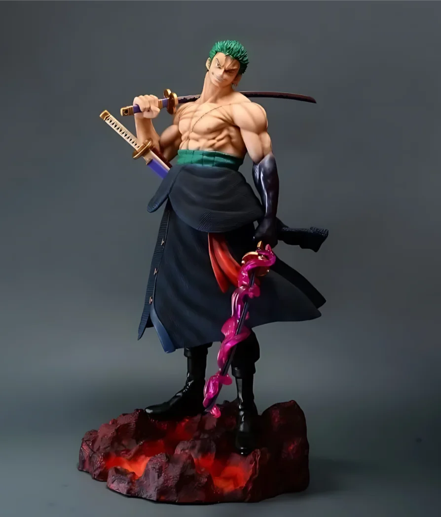 Zoro Lava Base with 4 Changeable Head 50cm - One Piece