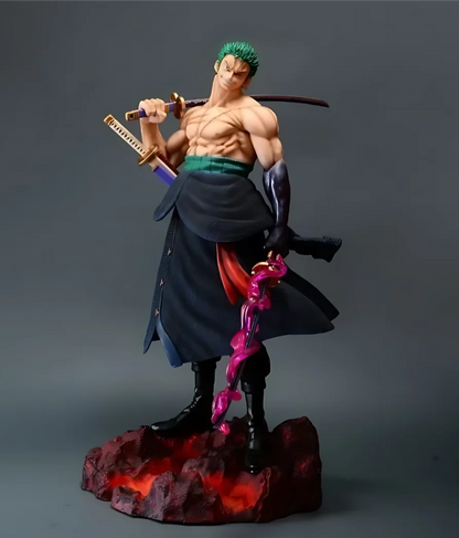 Zoro Lava Base with 4 Changeable Head 50cm - One Piece