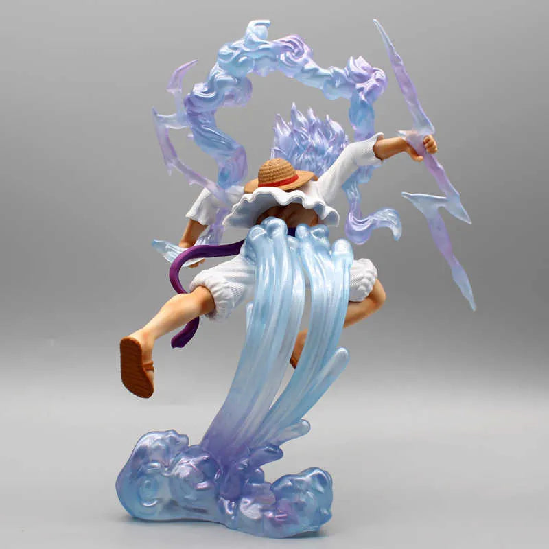 Luffy Sun God Dancing White Battle 27cm Figure - One Piece