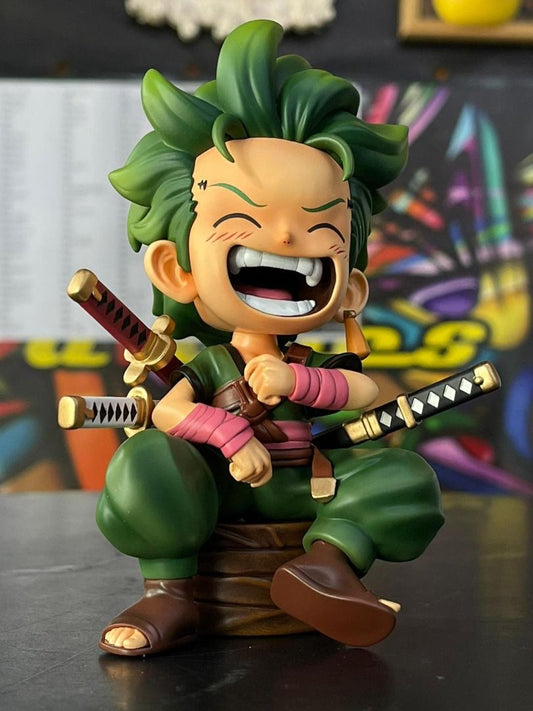 Zoro laughing sitting cute 15cm - One Piece