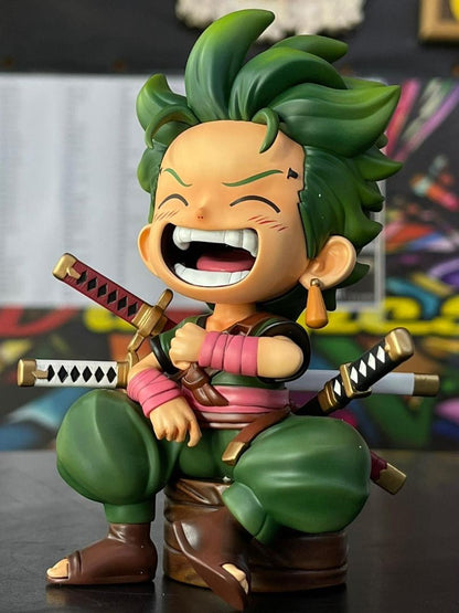 Zoro laughing sitting cute 15cm - One Piece