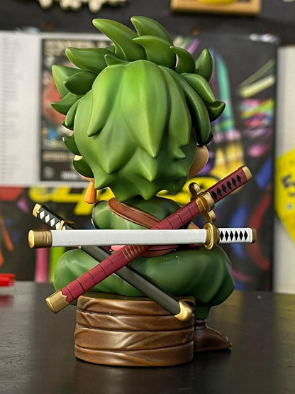 Zoro laughing sitting cute 15cm - One Piece