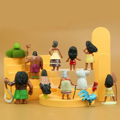 Disney Moana Set of 10Pcs 14cm Figures
