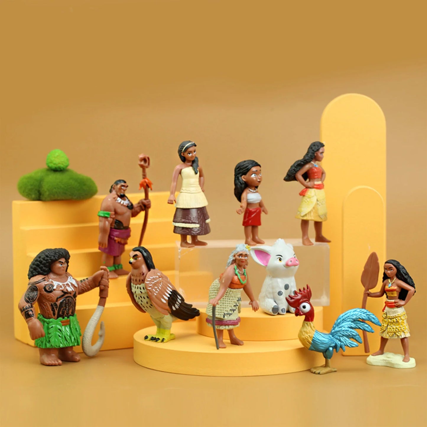Disney Moana Set of 10Pcs 14cm Figures