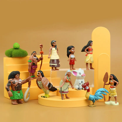 Disney Moana Set of 10Pcs 14cm Figures