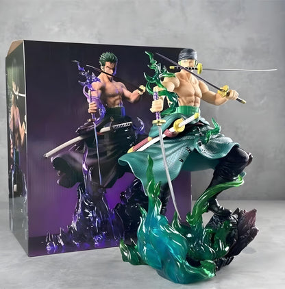 Zoro Swordman 3 Head Action Figure 31.5 cm Height - One Piece