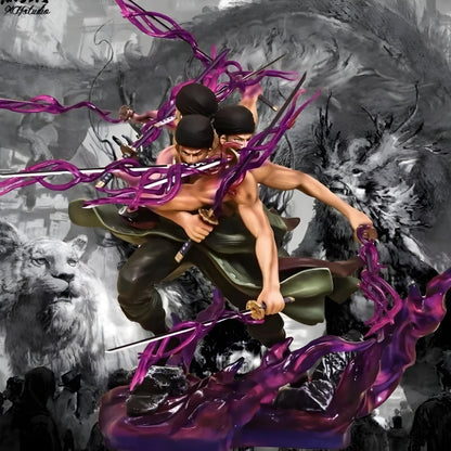 Zoro 6 Arm Demon God Action Figure 33 cm Height With Premium Box - One Piece