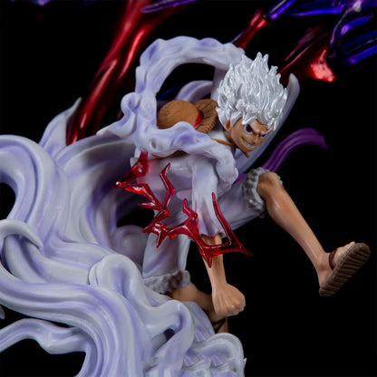 One Piece Figures – 27cm Luffy Gear 5 Sun God Nika Anime Figure