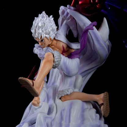 One Piece Figures – 27cm Luffy Gear 5 Sun God Nika Anime Figure