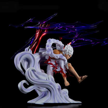 One Piece Figures – 27cm Luffy Gear 5 Sun God Nika Anime Figure