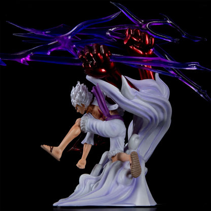One Piece Figures – 27cm Luffy Gear 5 Sun God Nika Anime Figure