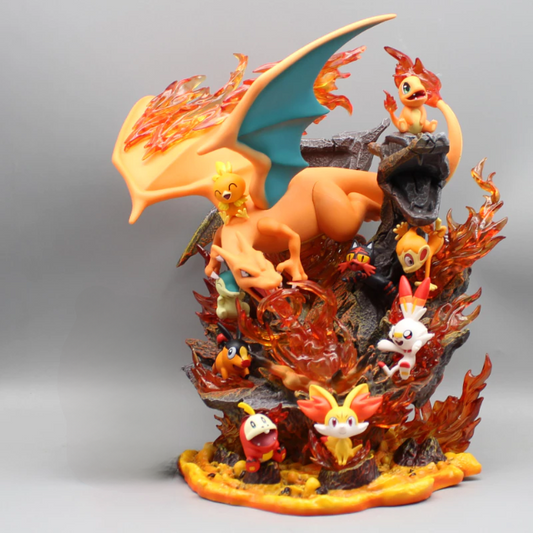 Pokemon Volcano Ver LED Recast 32cm Figure - Pokemon