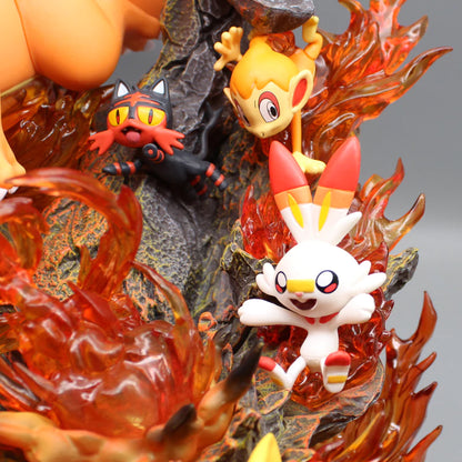 Pokemon Volcano Ver LED Recast 32cm Figure - Pokemon