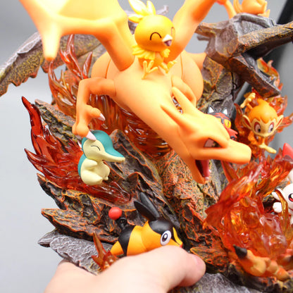 Pokemon Volcano Ver LED Recast 32cm Figure - Pokemon