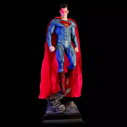 Superman with 2 head Rock Base 50cm - DC