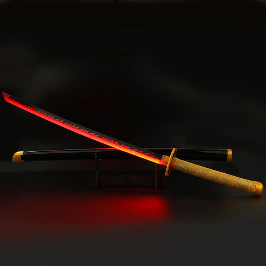 Yoriichi Tsugikuni Wooden LED Katana 104cm - Demon Slayer