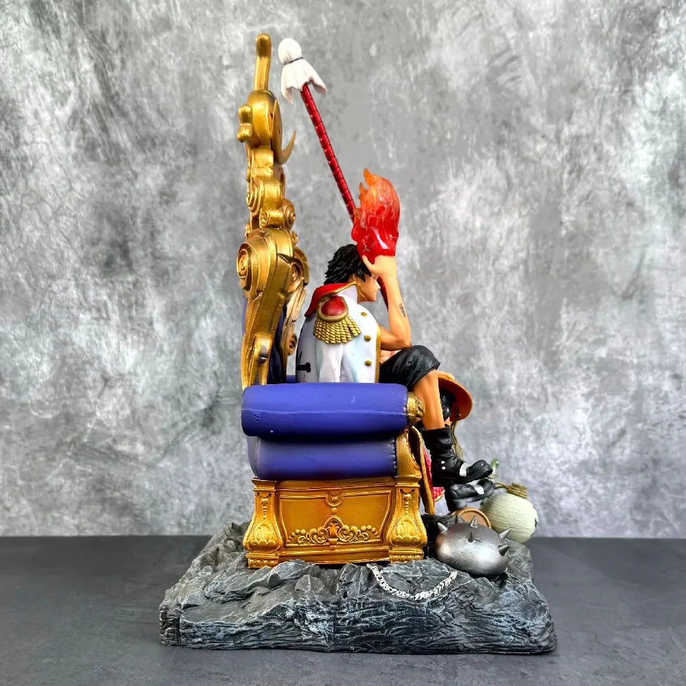Portgas D Ace Sitting on Throne 35cm Action Figure - One Piece