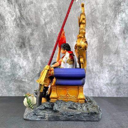Portgas D Ace Sitting on Throne 35cm Action Figure - One Piece