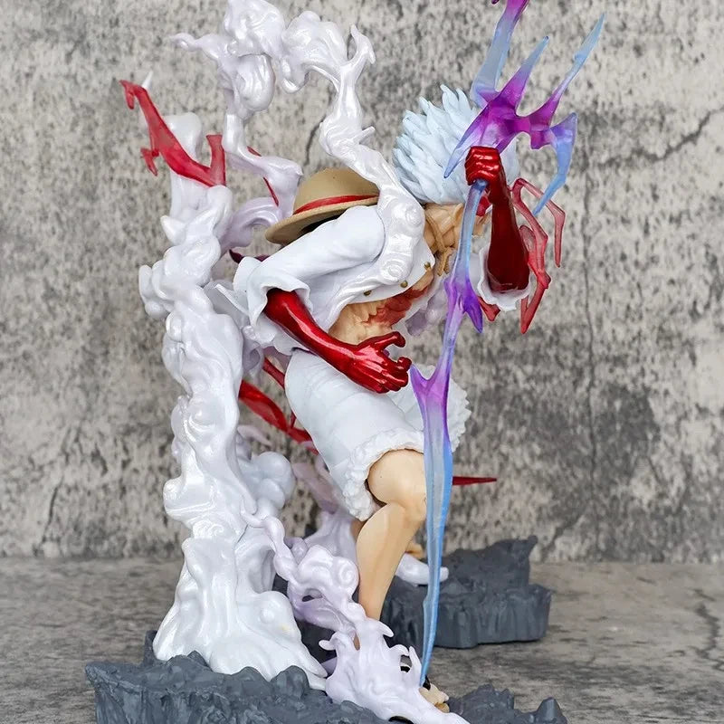 Gear 5 Luffy Sun God Nika LED Action Figure - One Piece