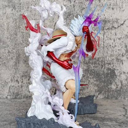 Gear 5 Luffy Sun God Nika LED Action Figure - One Piece