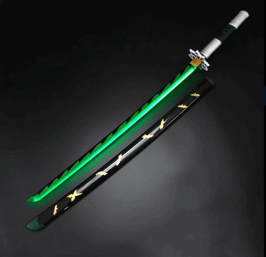 Sanemi Wooden LED Katana 104cm - Demon Slayer