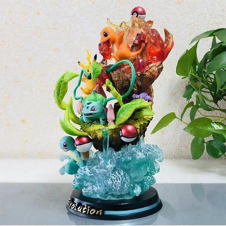 Ash Ketchum Greninja Family 26cm Action Figure - Pokemon