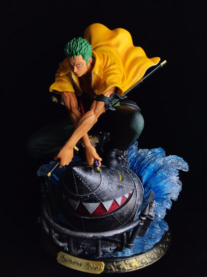 Roronoa Zoro Boat Resin Battle 27cm Action Figure - One Piece