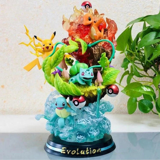 Ash Ketchum Greninja Family 26cm Action Figure - Pokemon